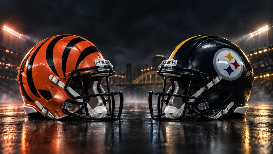 Cincinnati Bengals at Pittsburgh Steelers matchup artwork